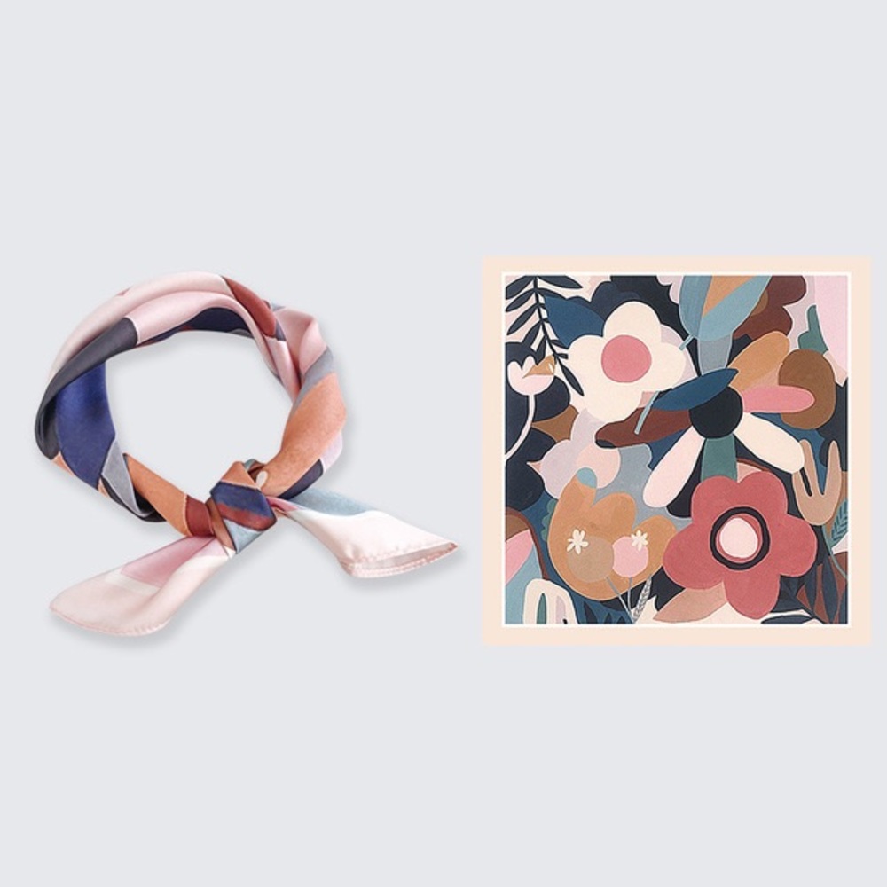 Boho Versatile Chic Neck Square Scarf Wrap Purse